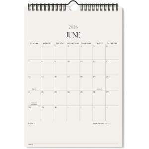 Jotsome Wall Calendar 2026, Monthly Wall Calendar From Now to December 2026 11x8.5 inch for Home and Office, Easy Planning, Gift for the Holidays