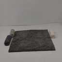 Set of 4 Grey White Taupe Decorative Throw Pillow Covers 24x24 Inch Corduroy Pillow Covers for Bed Couch Sofa Living Room Soft Square Cushion Cases