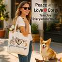 2 x Corgi Gifts for Corgi Lovers Set Includes Corgi Funny Socks, Makeup Bag, Cute Earrings, Stickers,Kitchen Towels -Corgi Gifts