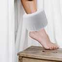 Foot Pillows for Elevation While Sleeping Rest Support Pillow with Ring Rehabilitation Bolster for Pressure Sore Prevention Bedridden Patients Foot Heel Toe Elevator for Bed, 6.69X6.69X3.93 Inch (1 Count (Pack of 1))