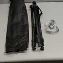 Mannequin Head Stand, 57 Inch Adjustable Wig Stand Tripod Metal Upgrade Foldable Wig Tripod Stand for Cosmetology Hairdressing Training