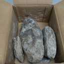 Aquarium Rocks 5lb Natural Stream Stone 3-4pcs Slate Stones for Aquascape, Fish Tank Decorations, Reptile & Turtle Habitat Basking Rock(2-7 Inches)