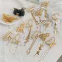Hair Accessories (10pc/set), Include Hair Claws, Hair Clips, Hair Ties, Hair Pins, Hair Barrettes Great Gifts