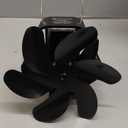 HIDALIFE Wood Stove Fan, Fireplace Heat Powered Fan with Bracket Compatible for Buddy Heater,Thermal Stove Blower for Gas Pellet Wood Burner-6 Blades