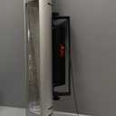 Wall-Mounted Electric Patio Heater, 1500W Infrared Hanging Patio Heater, Ceiling Outdoor Heater, portable garage heater, remote control & 24H Timers