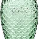 Serax Glass Water Pitcher | Fish & Fish glassware by Paola Navone | Carafe Decanter 28.74 fl oz | Clear Green Bottle Container for hot & cold Drinks | Fridge Beverage Dispenser, Suitable as Vase