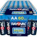 Rayovac AA Batteries, Double A Battery Alkaline, 60 Count