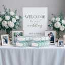 50 Pack Eucalyptus Wedding Favors Bulk Mint Floss Picks with Travel Handy Cases, Bridal Shower & Baby Shower Gifts for Guests, Sage Green Birthday Party Favors
