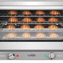 KoolMore 23 in. Commercial Countertop Convection Oven for Half-Size Pans with 4 Racks 1600W of Power in Stainless-Steel, ETL Listed for Safety and Sanitation (KM-CTCO-15)
