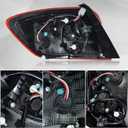 Tail Light Assembly Compatible with Chevy Cruze LS LT LTZ Premier 4-Door Sedan 2016 2017 2018 2019 Rear Taillights Assemblies Brake Lamp Replace 84078119 (Right Passenger Side)