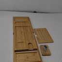 XcE Foldable Bathtub Tray Expandable to 105cm for Luxury Bath, Bath Tray for Bathtub (Bamboo)