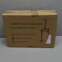 Garden Hose Holder for Outside - Upgraded Water Hose Holders with 5 Spikes & 2 Shepherds Hooks, Freestanding Hose Stand Heavy Duty Hose Hanger Hose Storage Hose Reel Rack for Outside Yard Lawn (Black)