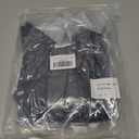 Men's Crewneck Pullover Soft Long Sleeve Thermal Shirts Running Gym Workout Winter Warm Sweatshirt (Black, M)