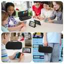 Carrying Case for Nintendo Switch 2 Accessories, Hard Shell Travel Protective Storage Holder Compatible with Switch 2 Console, Holds Charger, Cables & 12 Game Cards, with Screen Protector & Thumb Grips