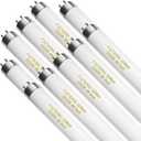 Konideke 10 Pack, F32T8/865 Fluorescent Light Bulb 48 Inch Daylight 32 Watt, T8 Fluorescent Bulb 4 Foot, 2800 Lumens G13 Medium 6500K Bi-Pin Base