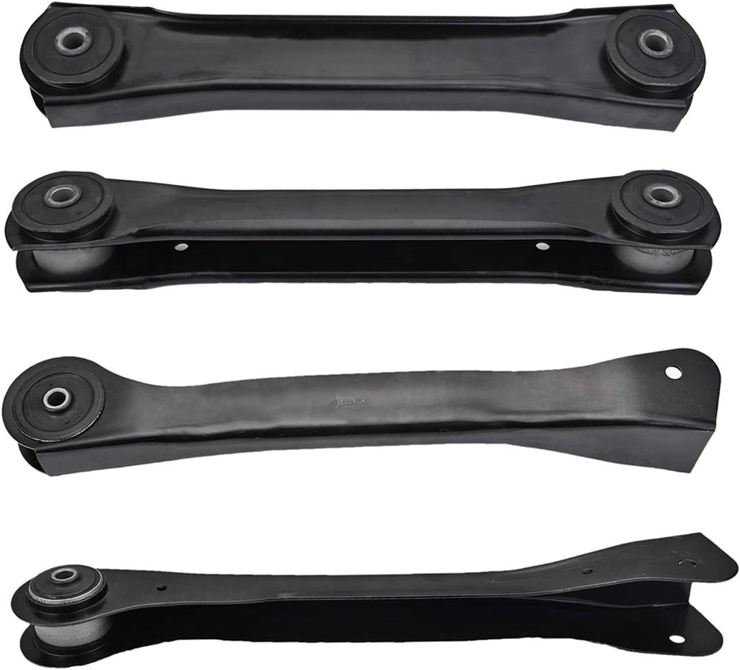 ASTARPRO 4pcs Front Upper and Lower Control Arms Compatible with 1997-2006 Jeep Wrangler TJ with Coil Spring Suspension