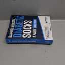 Doctor's Select Viscose Bamboo Ankle Diabetic Socks for Women and Men - 6 Pairs | Super Soft, Non Binding, Loose Wide Top (Large)