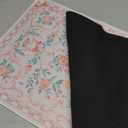 HAOCOO Pink Bow Desk Pad for Keyboard and Mouse, Non-Slip Large Mouse Pad, Cute Desk Matt for Desktop, Computer Mat with Edge Stitching for Office, Waterproof Desktop Protection