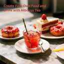 3 x Pure Natural Hibiscus Tea Bags, Clear Heat And Moisturize Dryness, Rich In Antioxidants And Aids Digestion, Refreshing Sweet And Sour Fruity Taste, Caffeine-Free (1 Pack/50 Bags)