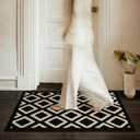 GRANNY SAYS Indoor Door Mats for Entryway, 24" x 36", Non-Slip Front Door Mats, Outdoor Welcome Mat Washable, Low Profile Indoor Doormats for Entryway, Floor Inside Back Doormat