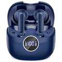 xinwld Adaptive Hybrid Active Noise Canceling 2026 Wireless Earbuds, 6 Mics ENC Clear Call Ear Buds, Hi-Res Audio Deep Bass Bluetooth 5.4 Headphones, 40H Playtime, Wireless Charging, LED, USB-C, Blue