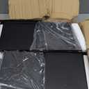 6x6 Post Base 4 Pcs, (Inner Size 5.6x5.6) Post Anchors, 13GA Thick Solid Steel & Black Powder Coated,Deck Post Brackets Support Deck Base Plate Pergola Brackets Fence Kit