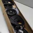 Electric Weed Wacker Eater Cordless Battery Powered, Weed Trimmer 21V Lightweight No-String with 2 Battery Operated & Wheels, 3 in 1 Stringless Grass Trimmer/Edger/Brush Cutter for Garden Yard Lawn