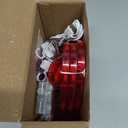 Valentines Day Lights, 65 LED Red Heart-Shaped Hanging String Lights Battery/USB Powered for Bedroom, Wall, Indoor, Outdoor, Galentine's Day Party Decorations, Heart