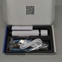 VIWIK Dog Nail Trimmers with Light, Cat Dog Nail Clippers, Dog Nail Grinder Quiet for Large Medium Small Dogs Paw & Cats Claw, Electric 2-Speed Pet Toenail Grooming Supplies, Gifts for Dog Lovers. (White+Blue)