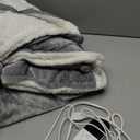 Heated Blanket Electric Throw 52"X60",Electric Blanket with Foot Pocket,6 Heat Settings & 1-10 Hours Time Settings Auto-Off,Machine Washable Heating Blanket for Home and Office (Gray)