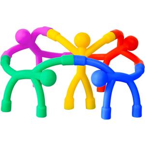 Magnetic Travel Toys Easter Basket Stuffers for Toddler Kids, Fidget Toys Airplane Car Travel Activities Essential, Road Trip Sensory Toy Magnet People Men, Gifts Toys for 3 4 5 6 7 8 Year Old -5PCS