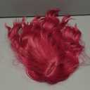 BERON 14 Inches Hot Pink Wig Short Curly Rose Pink Synthetic Wigs for Women Daily Party Hairnet Included