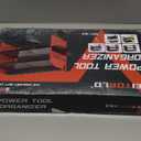 Power Tool Organizer with Charging Station, Heavy Duty Modular Wall Mount Rack for Garage & Shed Organization, 4 Drill Holders, Valentines Day Anniversary Birthday Gifts for Him Men Husband(Red) (3 Layer)