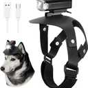 Dog Head Lights for Small and Medium Sized Dogs, 3 Light Modes Dog Collar Light, Waterproof Pet Walking Accessories, for Dog Lights for Night Walking Camping