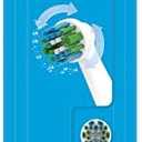 Amazon Basics Electric Toothbrush Head Replacement Brush, White, 4 Count (Fits Most Oral-B Brushes) (Previously Solimo)