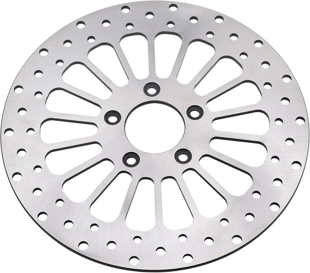 Brake Disc Rotor Rear 11.5'' Fit for Harley Davidson Touring Sportsters Softails Dyna Early Super Glide 1984-2020, Update 420 Stainless Steel Motorcycle Brake Rotor Brake Disc Rotor Rear 11.5'' Fit for Harley Davidson Touring Sportsters Softails Dyna Early Super Glide 1984-2020, Update 420 Stainless Steel Motorcycle Brake Rotor