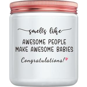 New Mom Gifts for Women After Birth, New Dad New Parents Gifts Package First Time New Baby Candle Mothers Day Christmas Fathers Day Gift