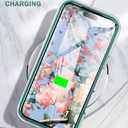 Cute Flower Case for iPhone 17 Pro 6.3 inch Built with Screen Protector, Lightweight and Stylish Full Body Shockproof Protective Rugged TPU Case for Women/Girls-Camellia