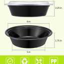 SHOPDAY Meal-Prep-Containers-35 Pack 24 oz Plastic-Food-Storage-Containers-with-Lids, Disposable-Food-Prep-Containers-Microwave-Safe, Meal-Prep-Bowls-Reusable, To-Go-Contianers-for-Lunch