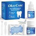 Zinc Oxide Eugenol Dental Cement Kit – Instant Tooth Repair, Cap, Crown & Bridge Filling | Ultra Strong & Pulp-Soothing Formula | Long Lasting - Easy Mix-and-Use Dental Adhesive for DIY, Home & Clinic