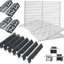 Genesis 2 Grill Parts for Weber Genesis 4 Burner GS4 Genesis II/II LX 400 SER, Genesis 400 (2022 YRS) Grill Accessories for Weber Grill Grates 66089 66097, Flavorizer Bars 66033, Heat Deflector 66686