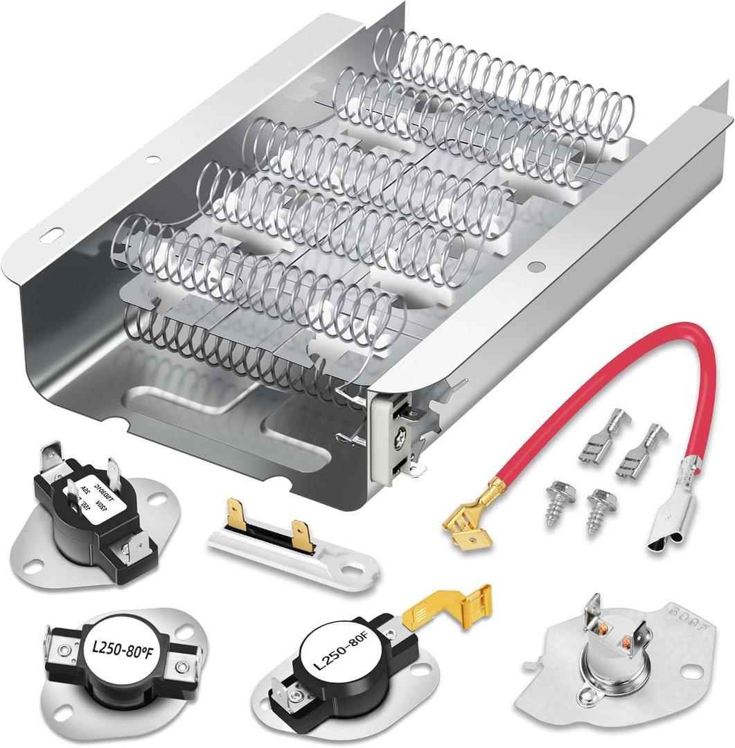 WED4815EW1 NED4655EW1 WED5300SQ0 WED5000DW2 MED4500MW0 for Amana Whirlpool Maytag dryer heating element Kenmore110 70 80 500 600 Series Model