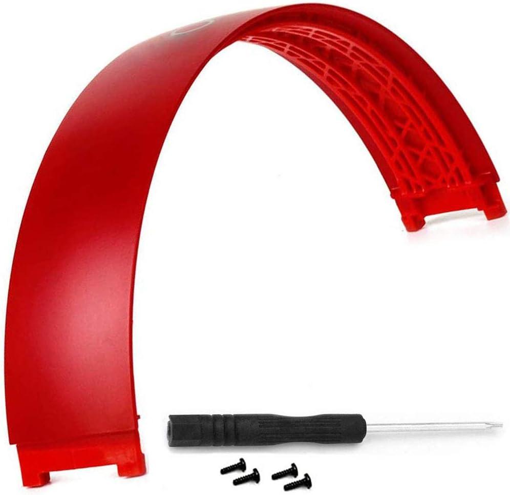 Studio3-Red Earpad Replacement (Red, Faux Leather, 2 Pack) for Headphones