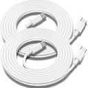 USB C to USB C Charging Cable for Apple 2Pack 10ft, Long Type C to C Fast Charger Cord for iPhone 16 E/17/Air/15/Pro/Plus/Pro Max, for MacBook Pro/Air, for iPad Pro12.9/11in,Air 4/5,Mini 6/7 60W