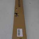 Brass Curtain Rods for Windows 72 to 144 Inch, Heavy Duty 1 Inch Diameter Single Curtain Rods, Telescoping Drapery Rods with End Cap Finials, Wall Mount and Ceiling Mount Curtain Rods (72-144", Brass)