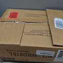 IBUYKE U-Shaped Linen Vanity Stool, Square Makeup Chair with X-Leg, Ottoman Seat Footrest Stool, Multi-Use as Small Side Table, for Bedroom, Living Room, Blue Gray WBD018L