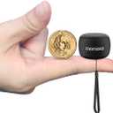 Mini Bluetooth Speaker, Tiny Gifts with TWS Pairing, Small Bluetooth Speaker for Outdoor and Indoor, Built-in Mic(Black)