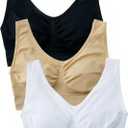 Hiking Gril Women's Comfort Wirefree Bralette Unpadded Sleep Yoga Bra HBF XL