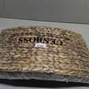 CENBOSS Rattan Christmas Tree Collar, Wicker Tree Skirt & Stand Base Cover (Brown Wash, 24 inch)