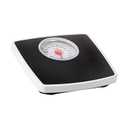 Taylor Battery Free Analog Scales for Body Weight, 330LB Capacity, Easy to Read Large 4.25-inch Dial, 10.3 x 10.6-inch Vinyl Mat Platform, Black